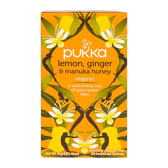 PUKKA LEMON GINGER & HONEY arbata, 20 vnt.
