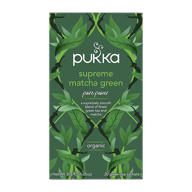 PUKKA SUPREME MATCHA GREEN arbata, 20 vnt.