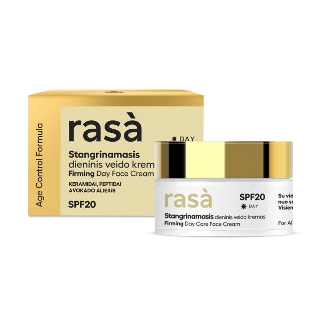 RASA AGE CONTROL FORMULA SPF20 stangrinamasis dieninis veido kremas, 50 ml