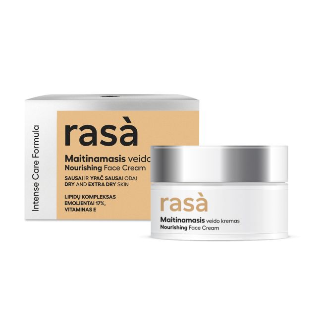RASA INTENSE CARE maitinamasis veido kremas, 50 ml