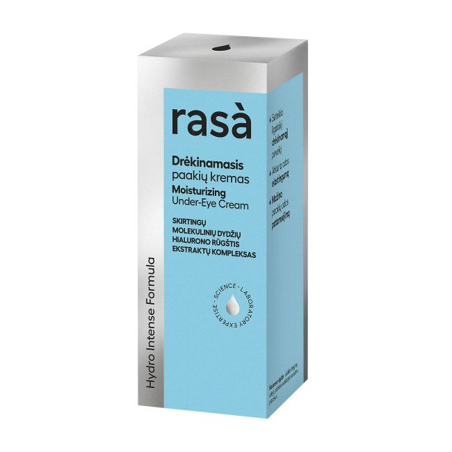 RASA HYDRO INTENSE drėkinamasis paakių kremas, 15 ml