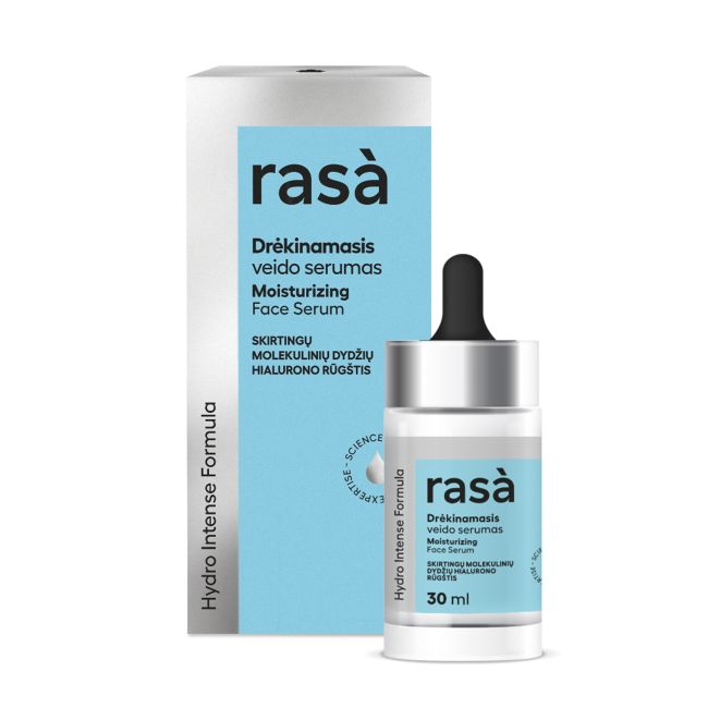 RASA HYDRO INTENSE drėkinamasis veido serumas, 30 ml