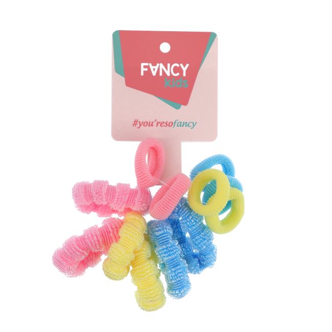 FANCY KIDS plaukų gumytės (12 vnt.)