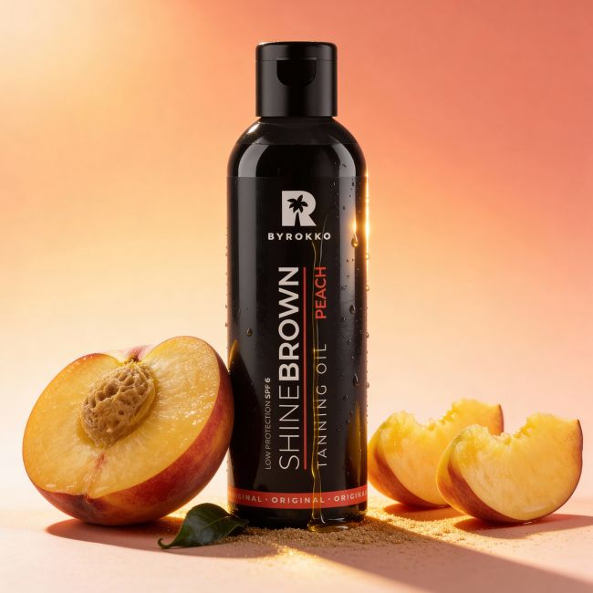 BYROKKO SHINE BROWN SPF6 įdegio aliejus, 150 ml
