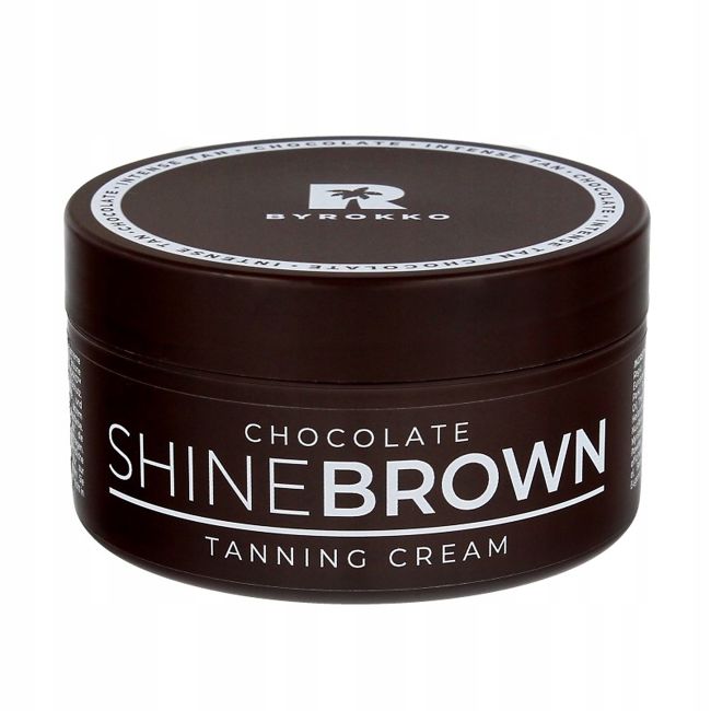 BYROKKO SHINE BROWN CHOCOLATE įdegio kremas, 200 ml