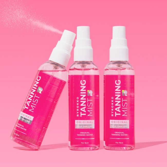 BYROKKO TANNING MIST ORIGINAL savaiminio įdegio veido vanduo, 100 ml