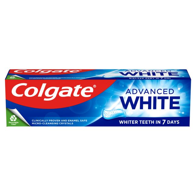 COLGATE ADVANCED WHITE dantų pasta, 75 ml
