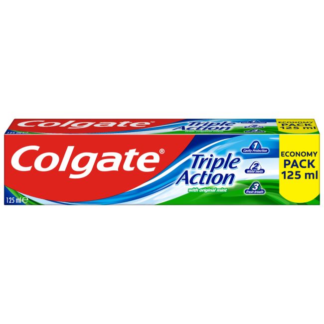 COLGATE TRIPLE ACTION dantų pasta, 125 ml