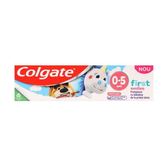 COLGATE FIRST SMILES 0-5 YEARS vaikų dantų pasta, 50 ml