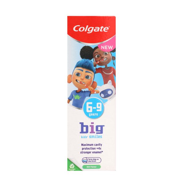 COLGATE BIG KIDS' SMILES 6-9 YEARS vaikų dantų pasta, 50 ml