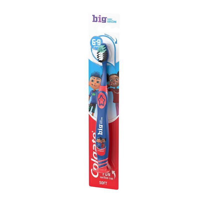 COLGATE BIG KIDS SMILES 6 - 9 YEARS SOFT vaikų dantų šepetėlis