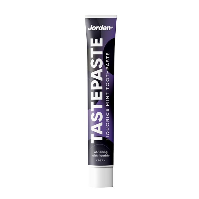 JORDAN TASTEPASTE LIQUORICE MINT dantų pasta, 50 ml