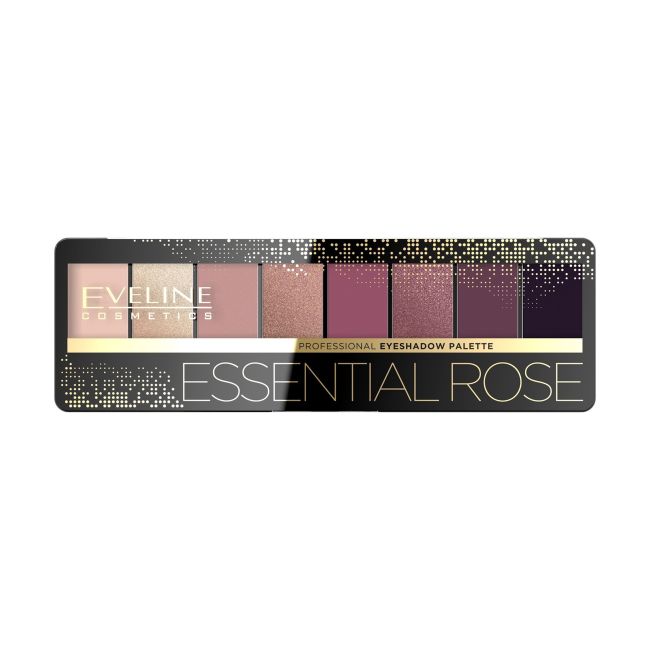 EVELINE ESSENTIAL ROSE akių vokų šešėlių paletė, 9,6 g