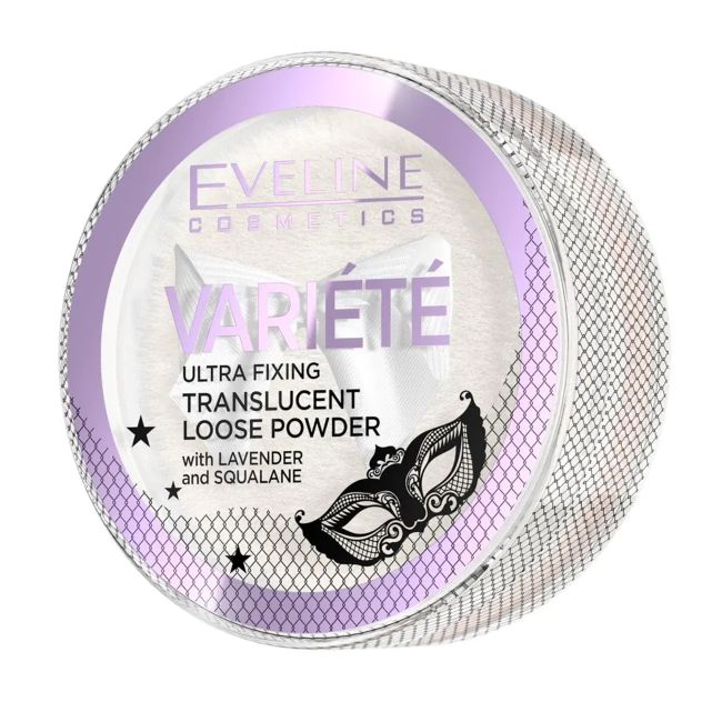 EVELINE VARIETE ULTRA FIXING TRANSLUCENT biri fiksuojamoji pudra, 5 g