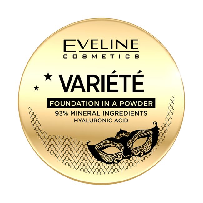 EVELINE VARIETE mineralinis makiažo pagrindas pudra, 8 g