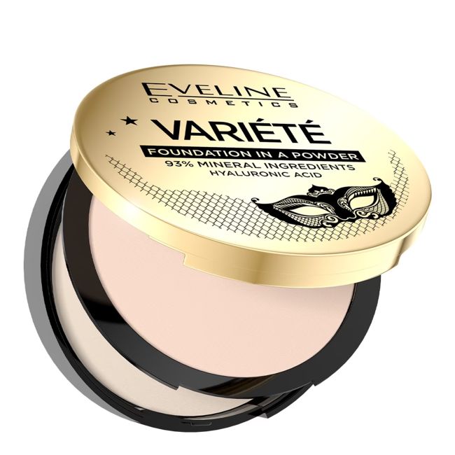 EVELINE VARIETE mineralinis makiažo pagrindas pudra, 8 g