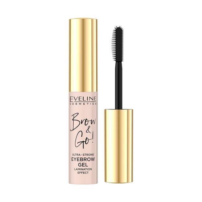EVELINE BROW & GO ULTRA - STRONG antakių želė, 6 ml