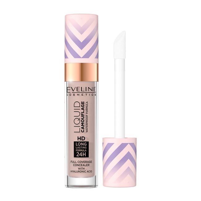 EVELINE LIQUID CAMOUFLAGE WATERPROOF FORMULA maskuojamoji priemonė, 7 ml