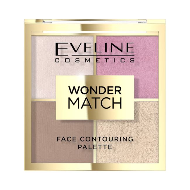 EVELINE WONDER MATCH veido kontūravimo paletė, 10,8 g