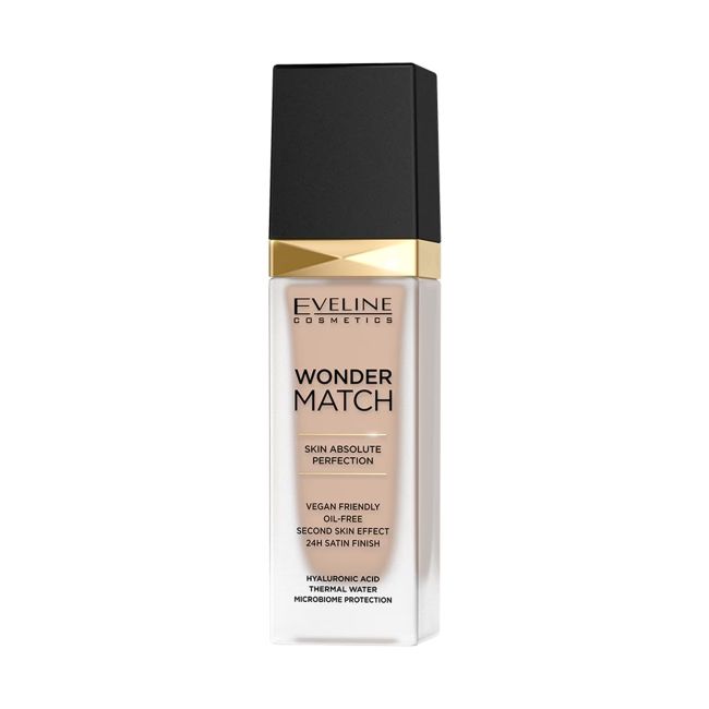 EVELINE WONDER MATCH makiažo pagrindas, 30 ml