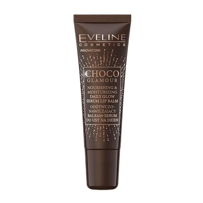 EVELINE CHOCO GLAMOUR lūpų balzamas serumas, 12 ml