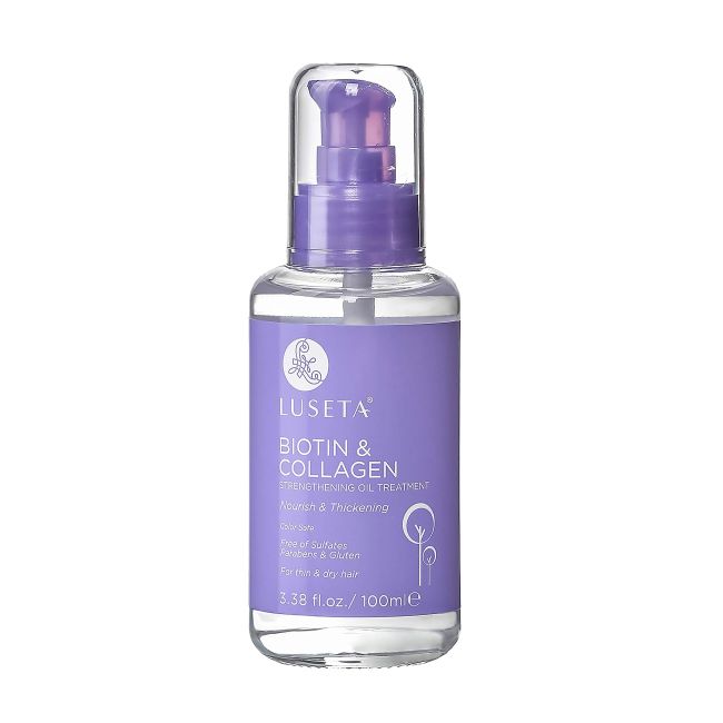 LUSETA BIOTIN & COLLAGEN plaukų priežiūros priemonė, 100 ml