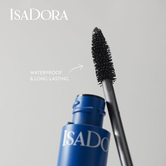 ISADORA THE BUILD UP EXTRA VOLUME atsparus vandeniui blakstienų tušas, 10 ml