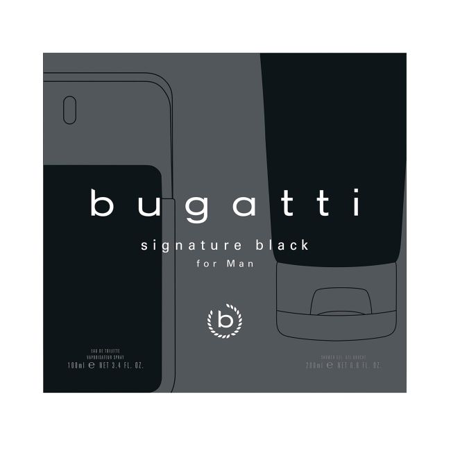 BUGATTI SIGNATURE BLACK vyrų kosmetikos rinkinys