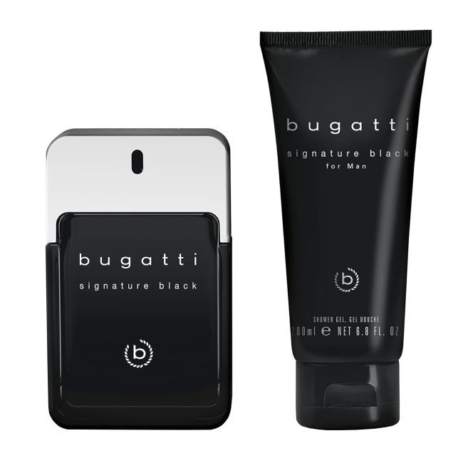 BUGATTI SIGNATURE BLACK vyrų kosmetikos rinkinys