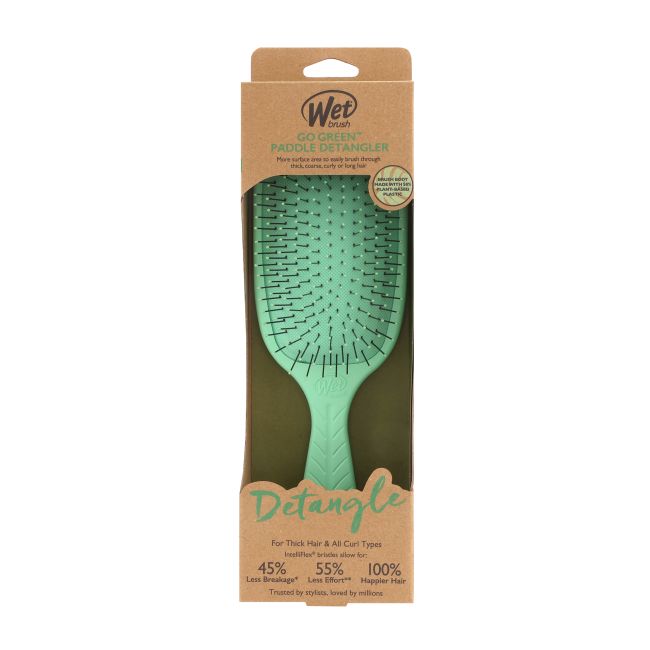 WETBRUSH GO GREEN PADDLE DETANGLER plaukų šepetys