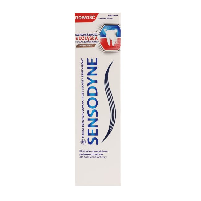 SENSODYNE SENSITIVITY & GUM WHITENING dantų pasta, 75 ml