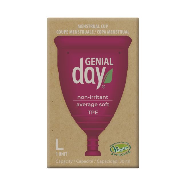 GENIAL DAY menstruacinė taurelė, L dydis