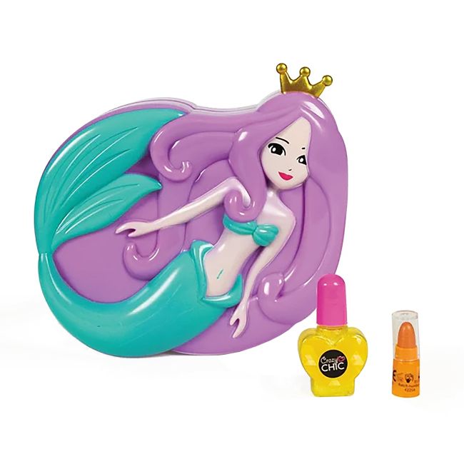 CLEMENTONI CRAZY CHIC BEAUTY MERMAID makiažo rinkinys