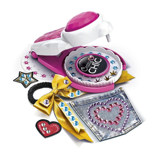 CLEMENTONI CRAZY CHIC FASHION STRASS MACHINE kūrybinis rinkinys