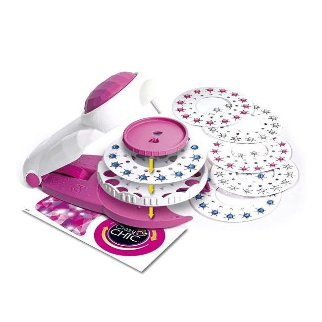 CLEMENTONI CRAZY CHIC FASHION STRASS MACHINE kūrybinis rinkinys