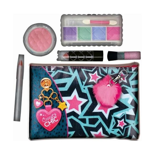 CLEMENTONI CRAZY CHIC BEAUTY MAKE UP POCHETTE makiažo rinkinys