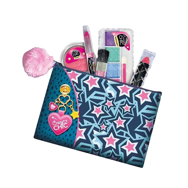 CLEMENTONI CRAZY CHIC BEAUTY MAKE UP POCHETTE makiažo rinkinys