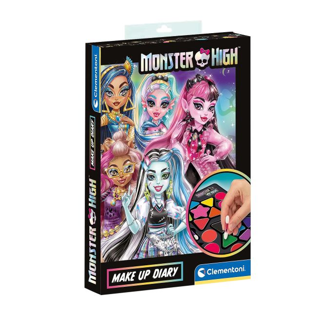 CLEMENTONI MONSTER HIGH MAKEUP UP DIARY rinkinys