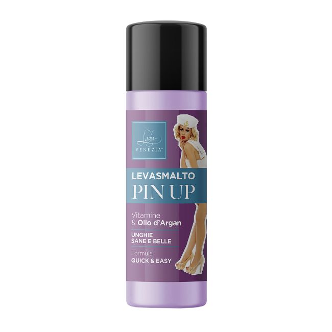 LADY VENEZIA LEVASMALTO PIN UP VITAMINE & OLIO D'ARGAN nagų lako valiklis, 125 ml
