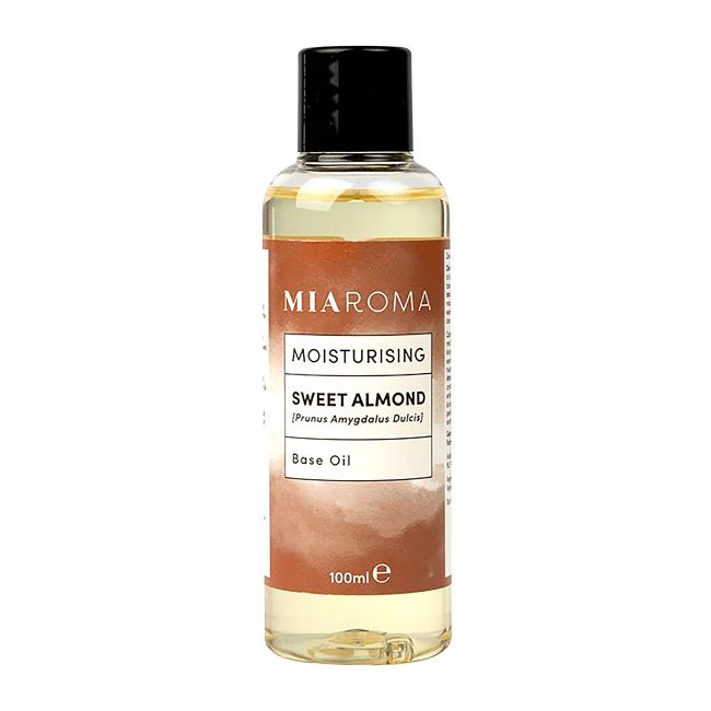 MIAROMA MOISTURISING SWEET ALMOND BASE OIL bazinis aliejus, 100 ml