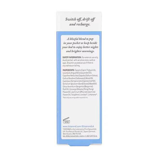 TISSERAND SLEEP BETTER PULSE POINT ROLLER BALL eterinis kūno aliejus, 10 ml
