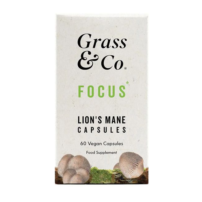 GRASS & CO FOCUS liūto karčiai, 60 kapsulių