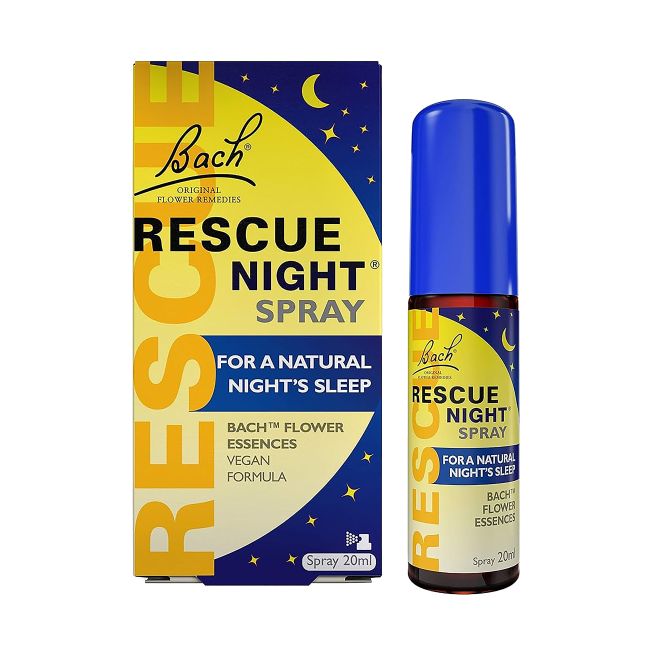 BACH RESCUE NIGHT SPRAY, skystis, 20 ml