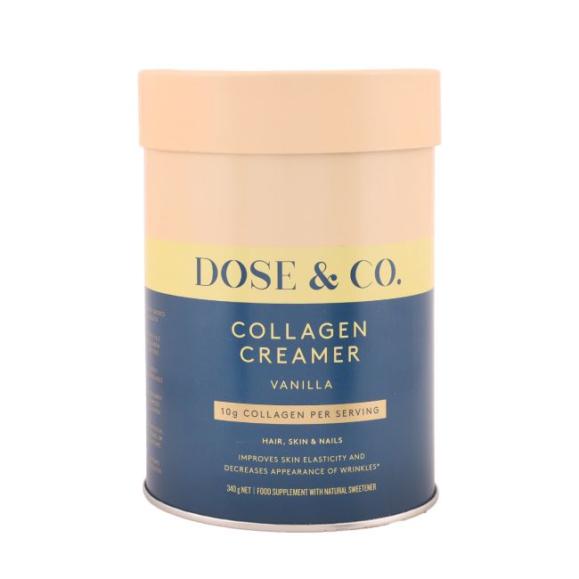 DOSE & CO kolagenas, vanilės skonio, milteliai, 340 g