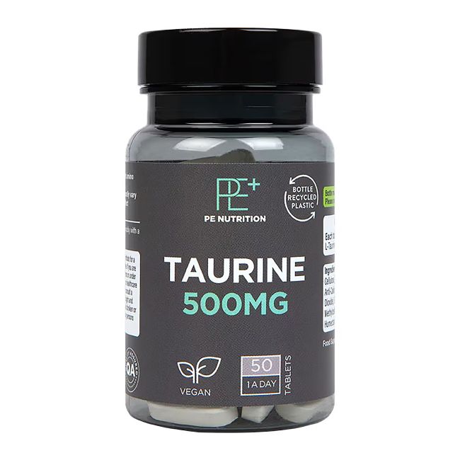 PE NUTRITION taurinas 500 mg, 50 tablečių