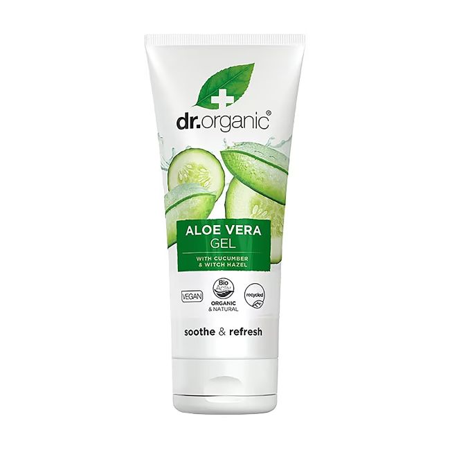 DR.ORGANIC ALOE VERA CUCUMBER & WITCH HAZEL kūno želė, 200 ml