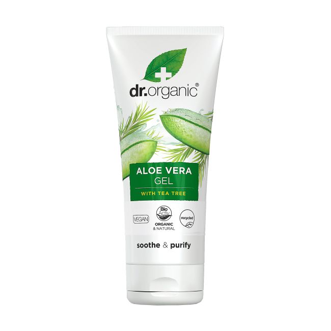 DR.ORGANIC ALOE VERA WITH TEA TREE kūno želė, 200 ml
