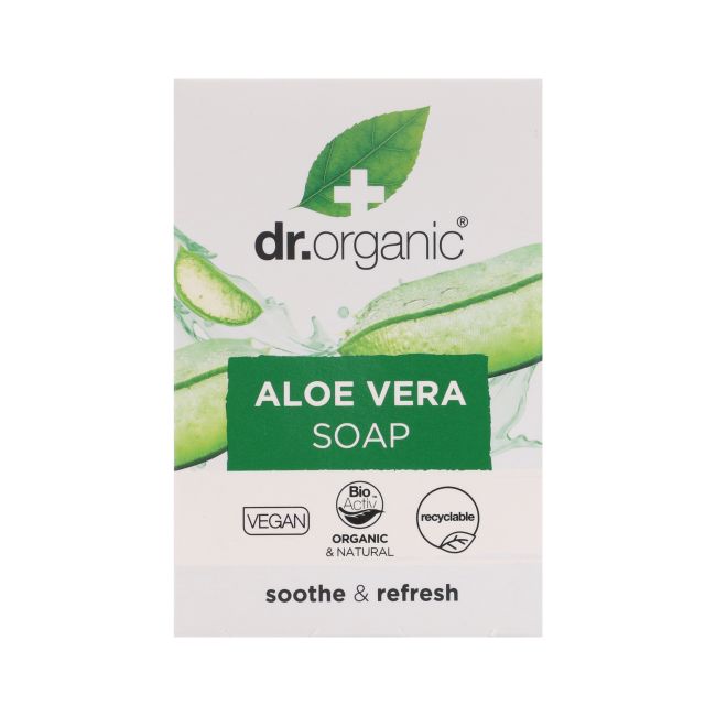 DR.ORGANIC ALOE VERA muilas, 100 g