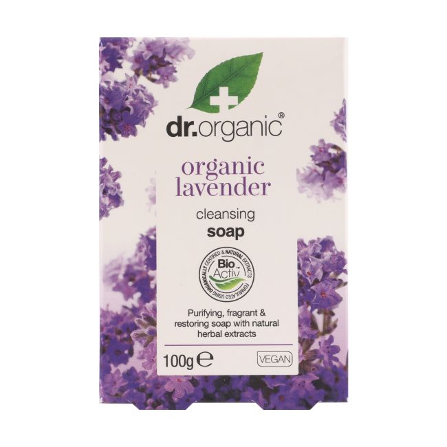 DR.ORGANIC LAVENDER muilas, 100 g
