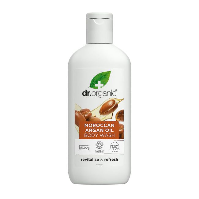 DR.ORGANIC MOROCCAN ARGAN OIL kūno prausiklis, 250 ml